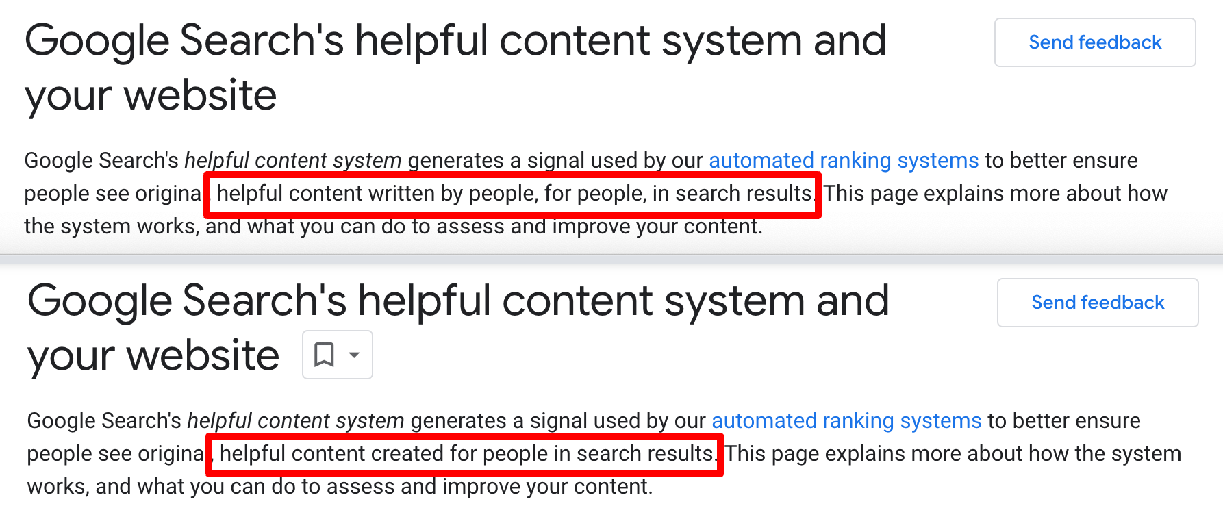 Google Helpful Content Guidelines