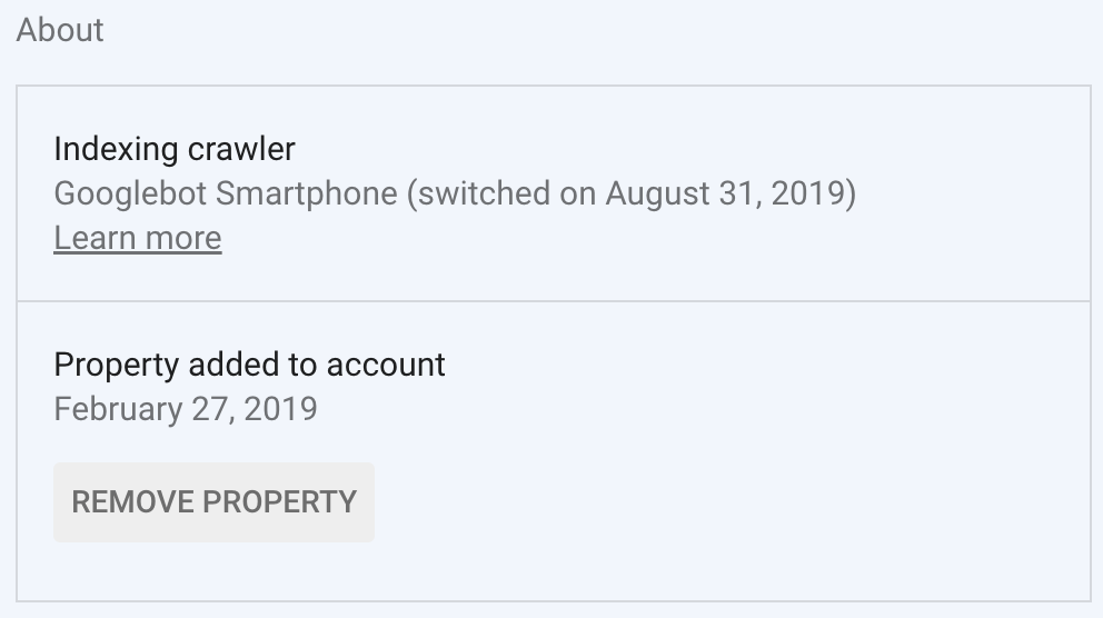Mobile First Indexing