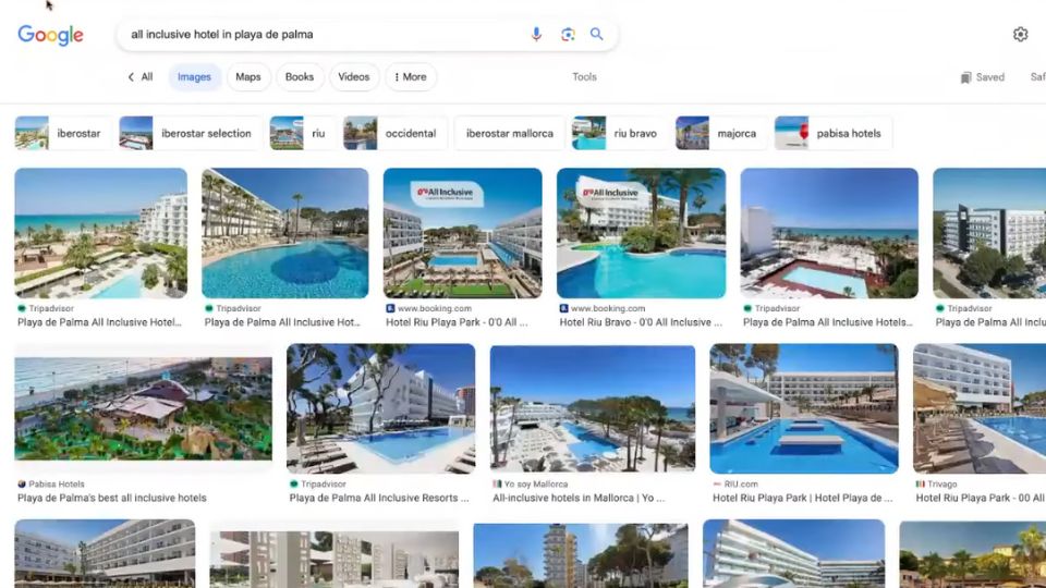 Nieuwe Google hotel resultaten in Europa