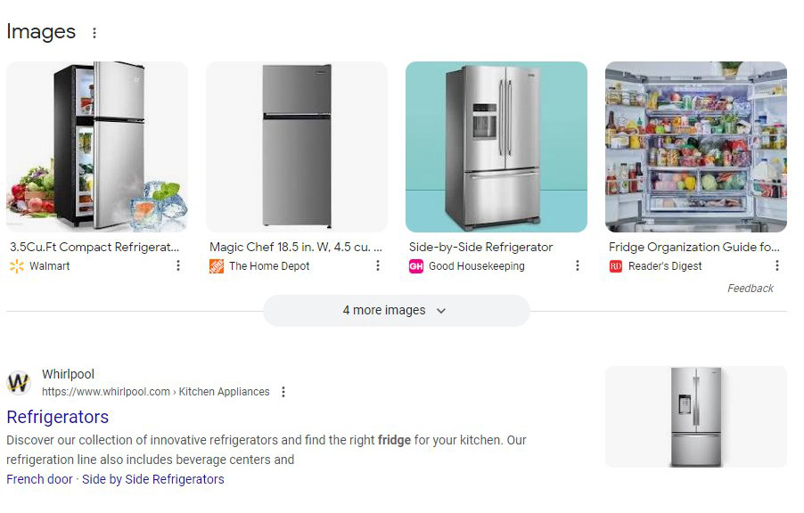 google test 4 afbeeldingen in plaats van 3