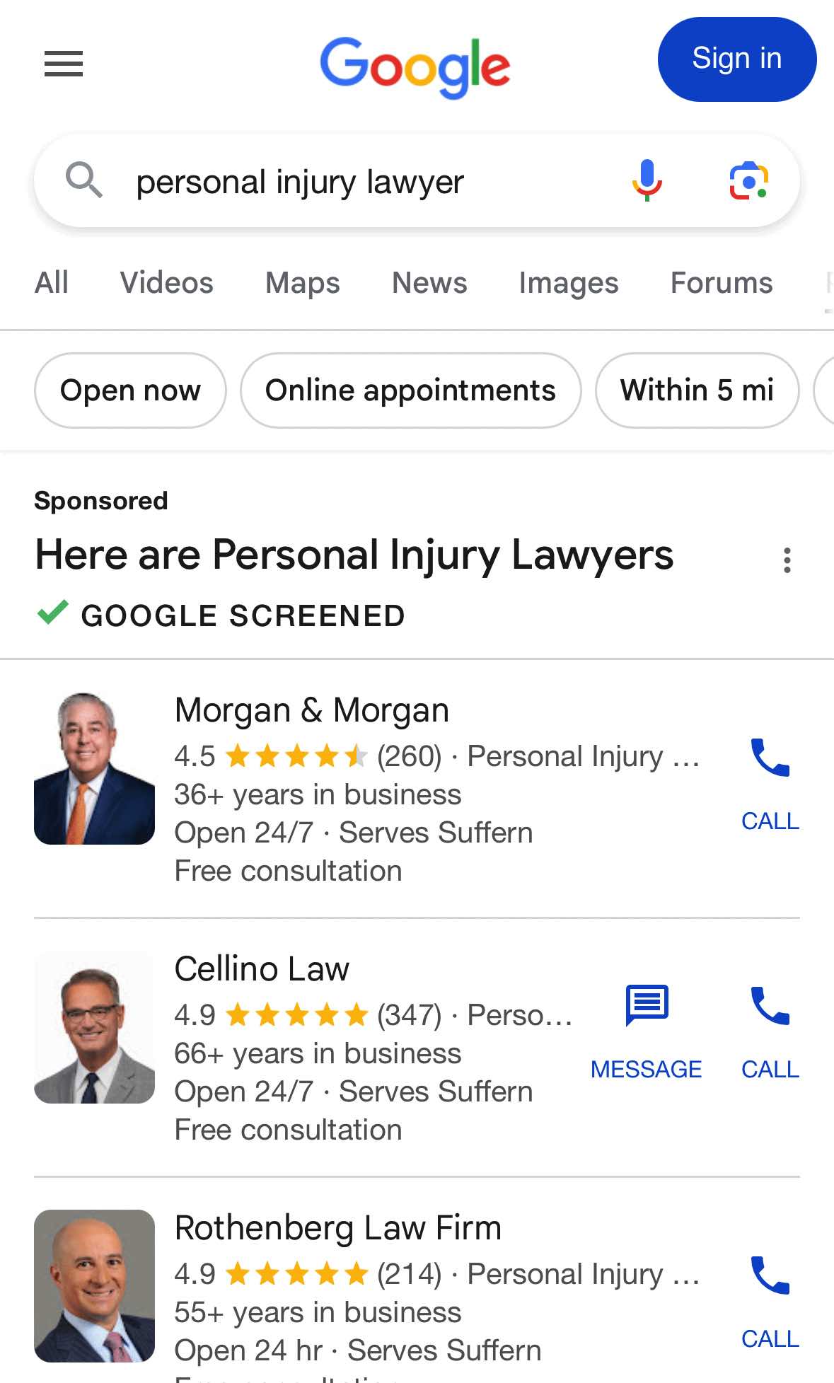 google local service ads